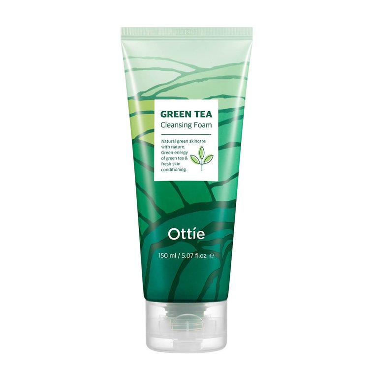 Ottie, Pianka Do Twarzy Green Tea, 150 Ml