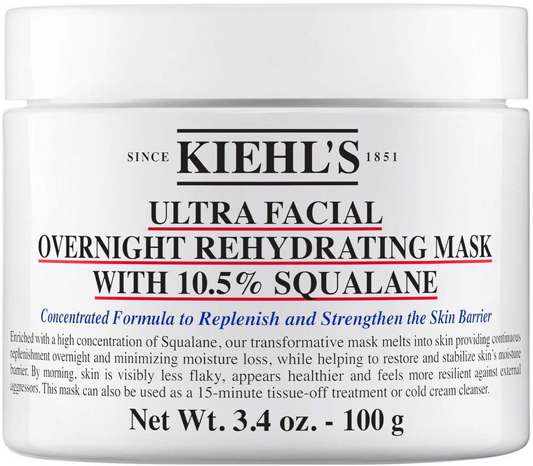 Ultra Facial Overnight Rehydrating Mask with 10.5% Squalane - Maska nawilżająca na noc ze skwalanem
