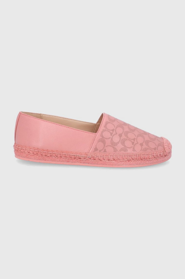 Coach espadryle skórzane Carley Leather C6763.RZH