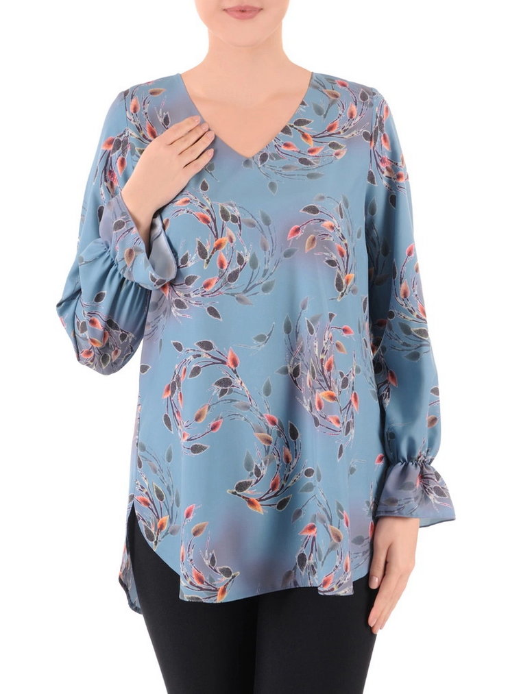 Elegancka bluzka damska w oryginalny wzór 37754