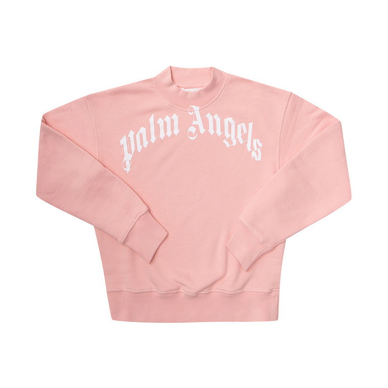 Różowy Sweter z Logo dla Dziewczynek Palm Angels