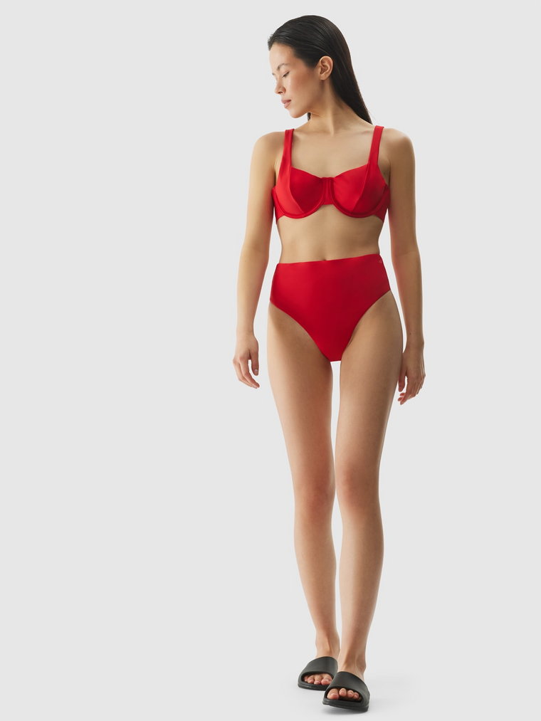 Dół od bikini damski - czerwony