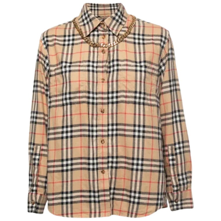 Pre-owned Cotton tops Burberry Vintage