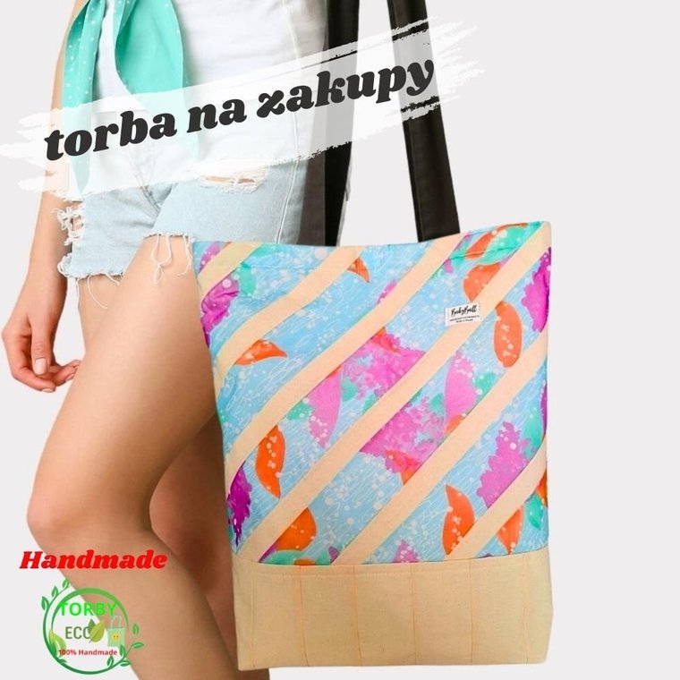 Torba na Zakupy  Cream with Pastel