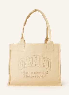 Ganni Torba Shopper Easy weiss