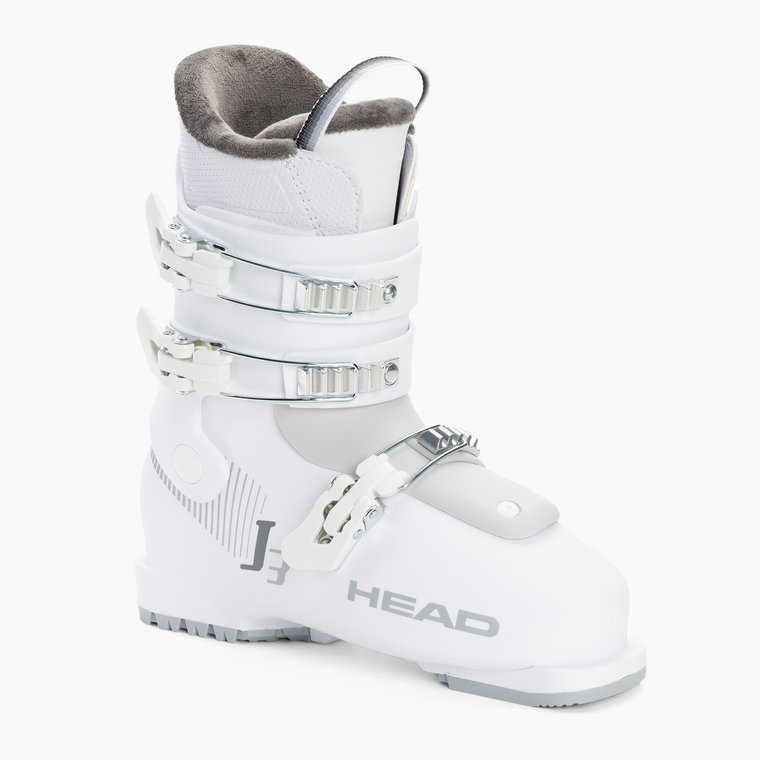 Buty narciarskie dziecięce HEAD J3 white/gray