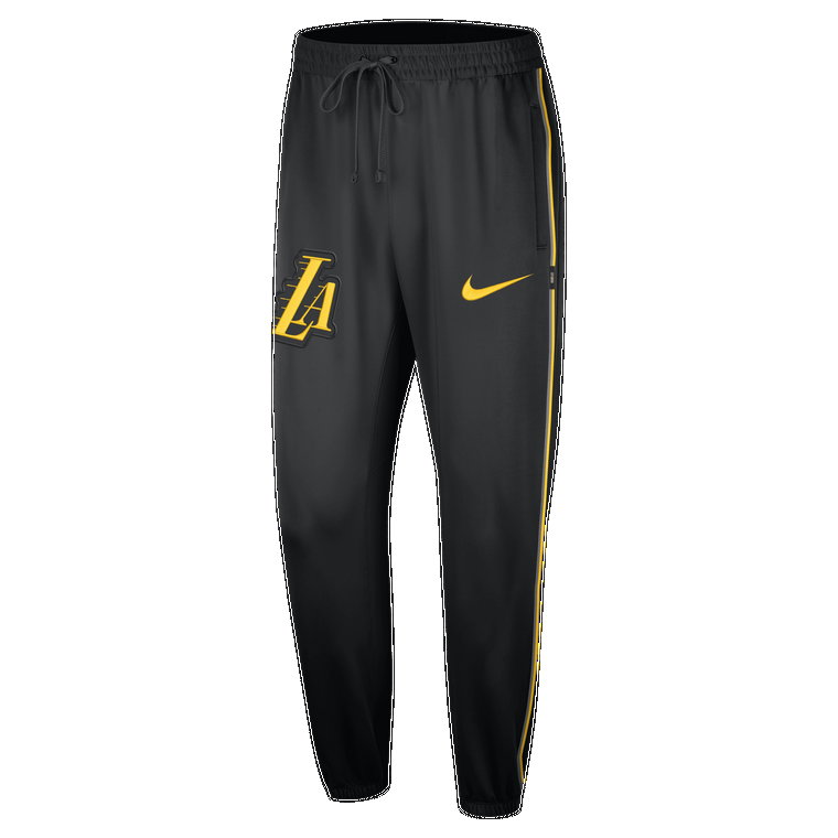 Spodnie męskie Nike Dri-FIT NBA Los Angeles Lakers Showtime City Edition - Czerń