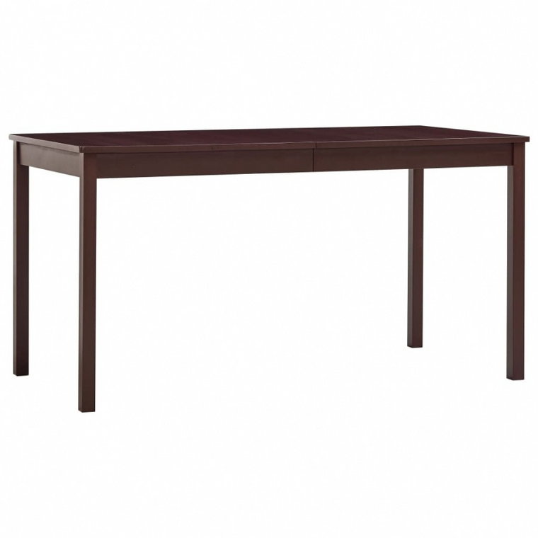 Stół do jadalni, ciemny brąz, 140 x 70 x 73 cm, drewno sosnowe kod: V-283401