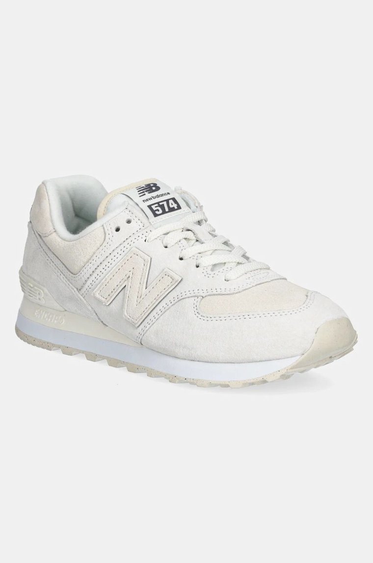 New Balance sneakersy zamszowe 574 kolor beżowy WL574HJ2