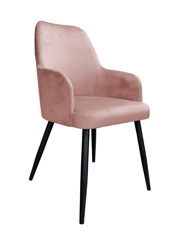 Krzesło ATOS Westa MG58, różowo-czarne, 88x65x53 cm