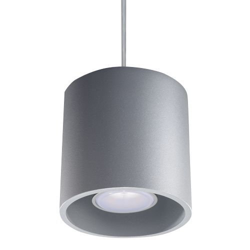 Nowoczesna lampa wisząca E815-Orbil - szary