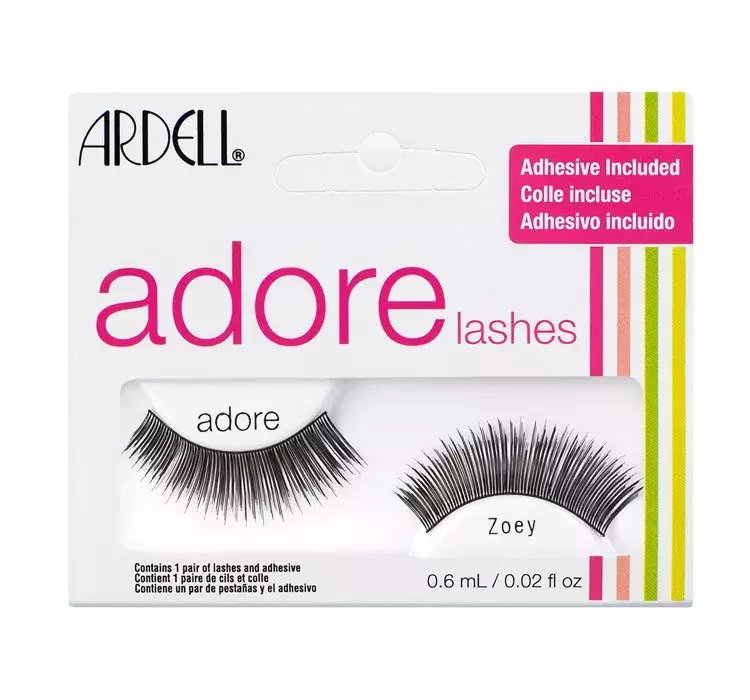 ARDELL ADORE LASHES SZTUCZNE RZĘSY NA PASKU ZOEY + KLEJ