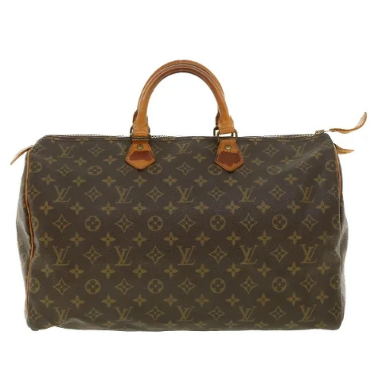 Brązowa Torba Speedy 40 z Kanwy Louis Vuitton Vintage