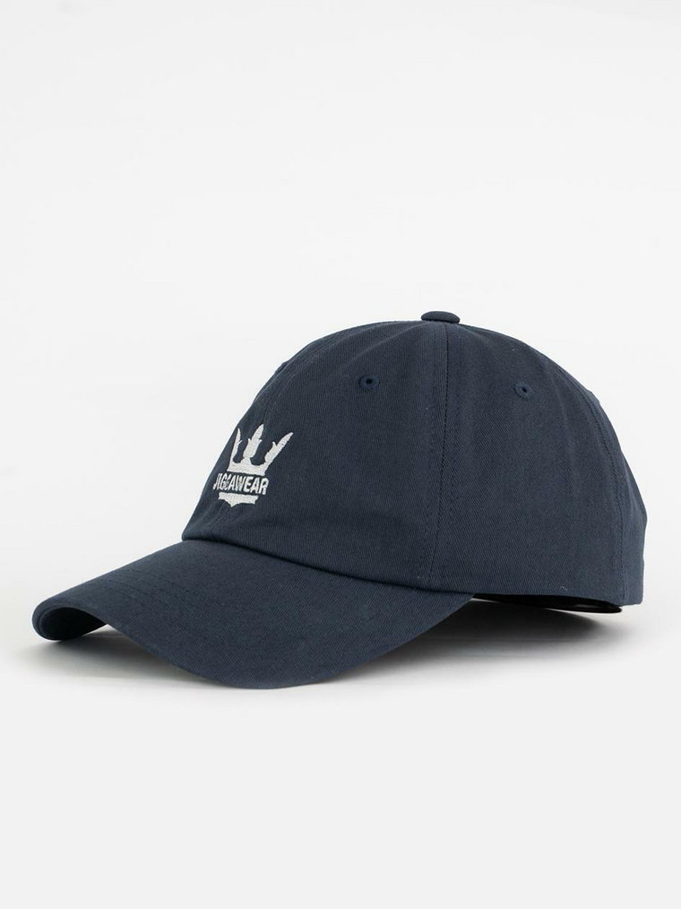 Czapka Z Daszkiem Baseball Granatowa / Biała Jigga Wear Crown Haft