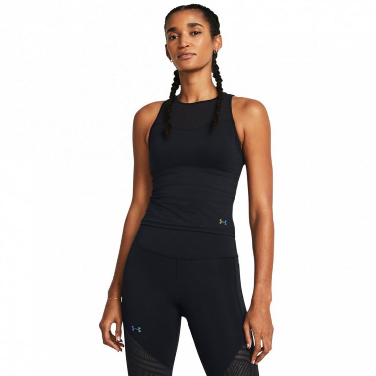 Damski top treningowy Under Armour Rush Vent Tank - czarny