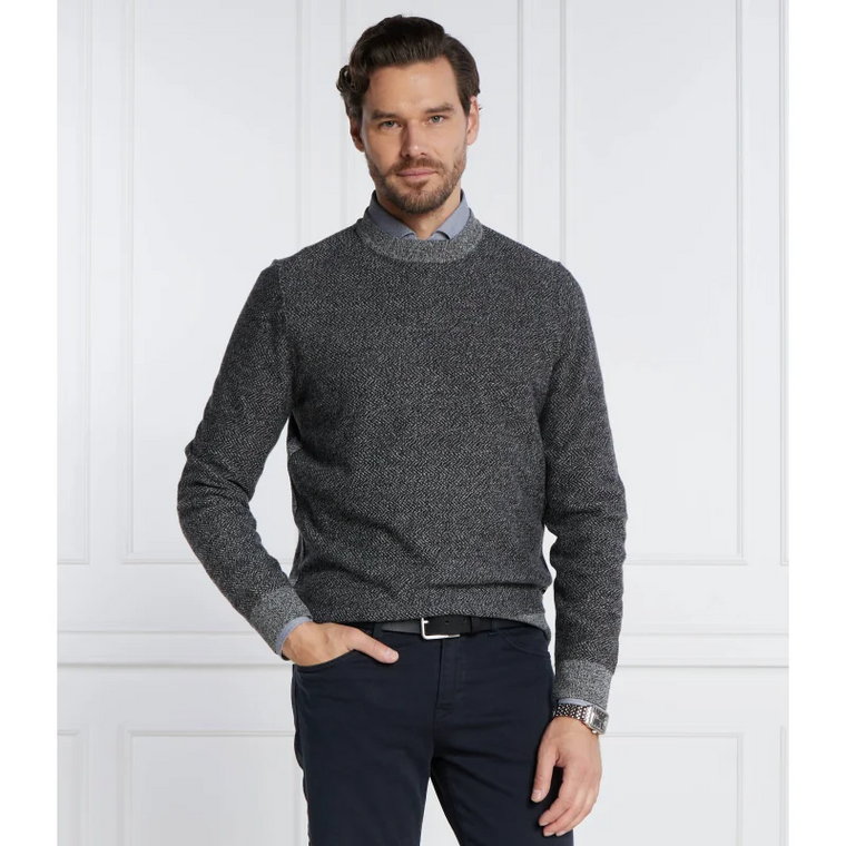 BOSS BLACK Wełniany sweter Marameo | Regular Fit