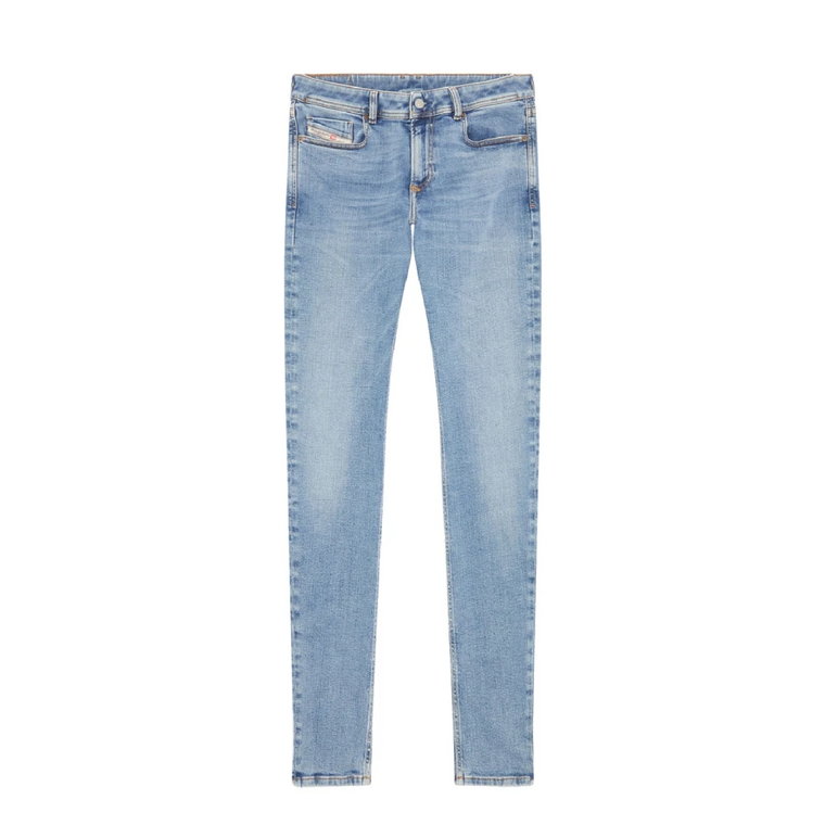 Klasyczne Niebieskie Dżinsy Straight Jeans Diesel