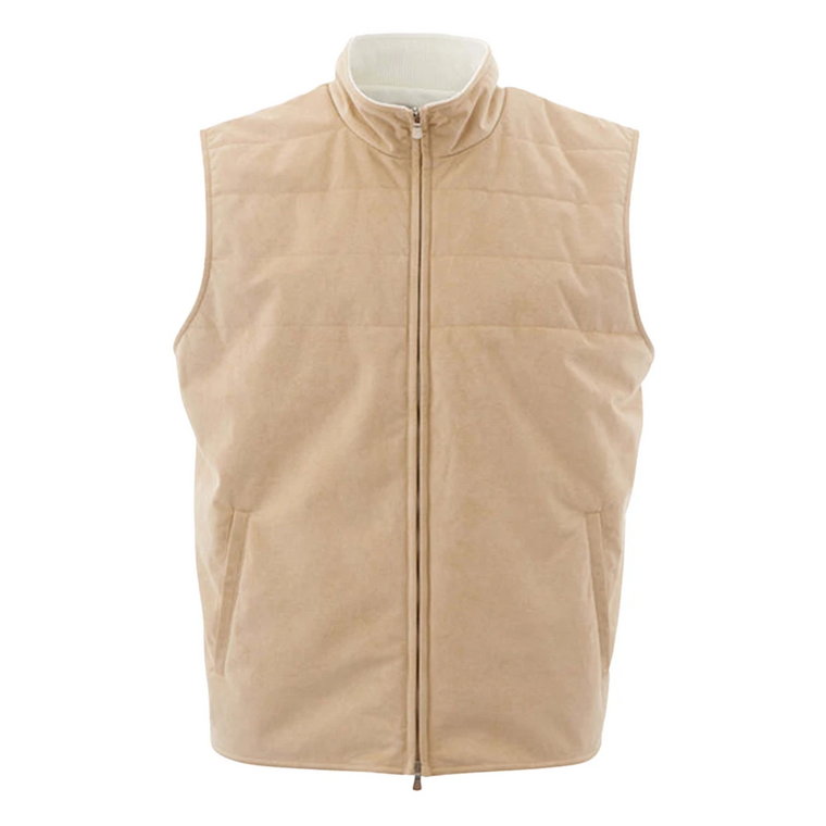 Beige Bodywarmers Gran Sasso