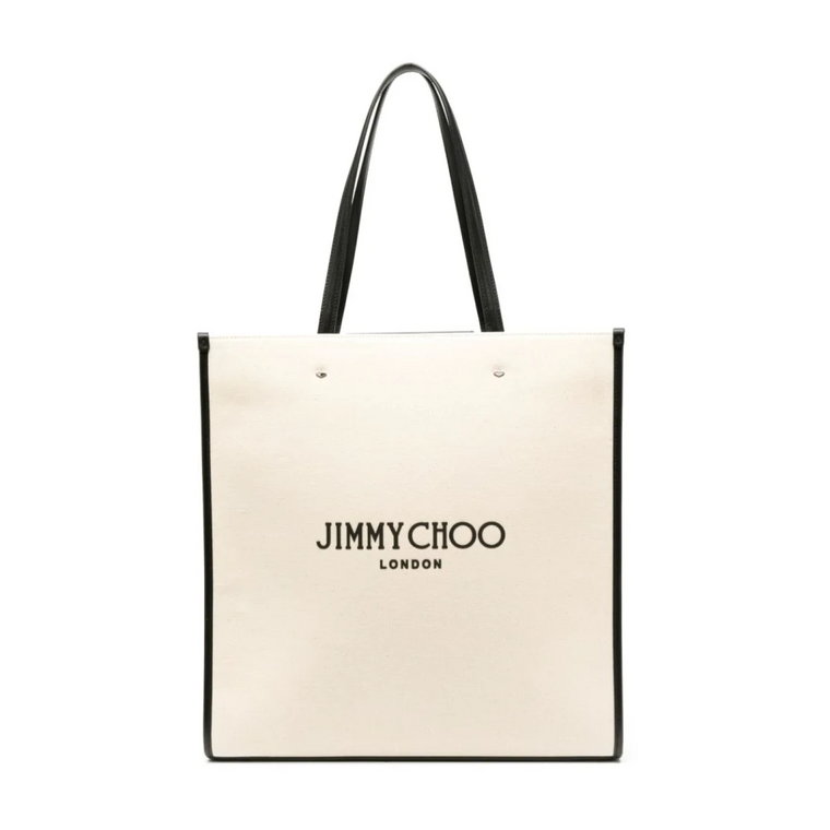 Biała skórzana torba na ramię Jimmy Choo