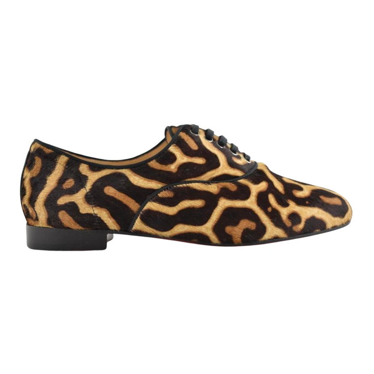 Leopardowe Skórzane Buty Christian Louboutin