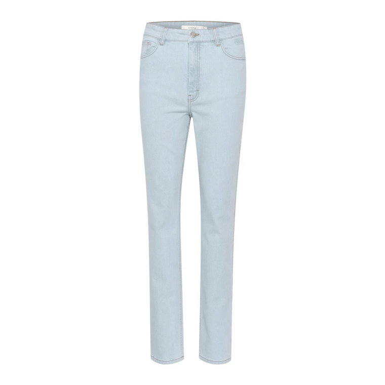 Straight Leg Light Blue Washed Jeans Gestuz