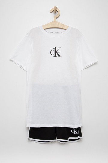 Calvin Klein Underwear piżama bawełniana dziecięca z nadrukiem