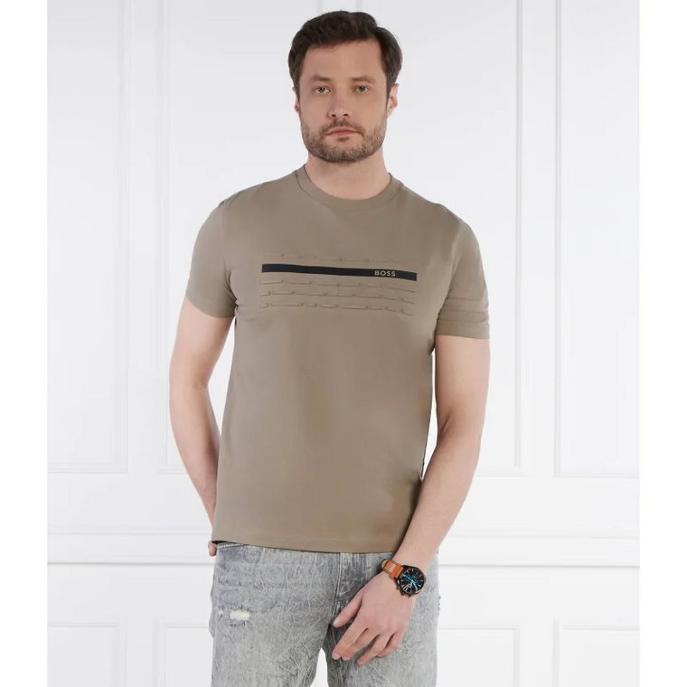 BOSS GREEN T-shirt Tee 4 | Regular Fit | stretch