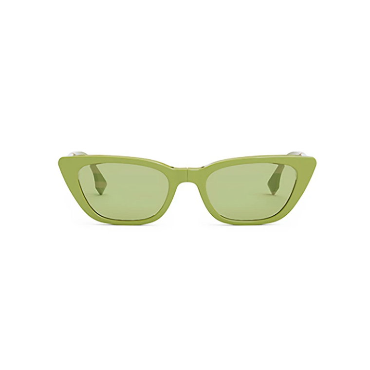 Zielone okulary przeciwsłoneczne Ss23 dla kobiet Fendi