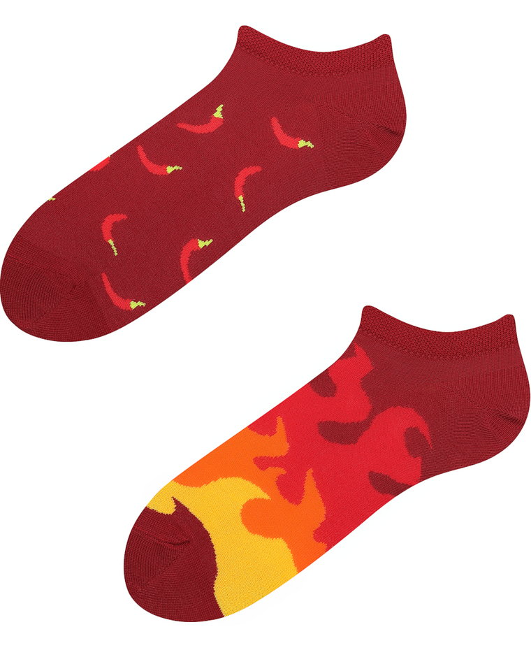 Stopki, Papryczki Chilli Peppers Todo Socks, Papryka, Ogień, Ostre, Kolorowe Skarpetki