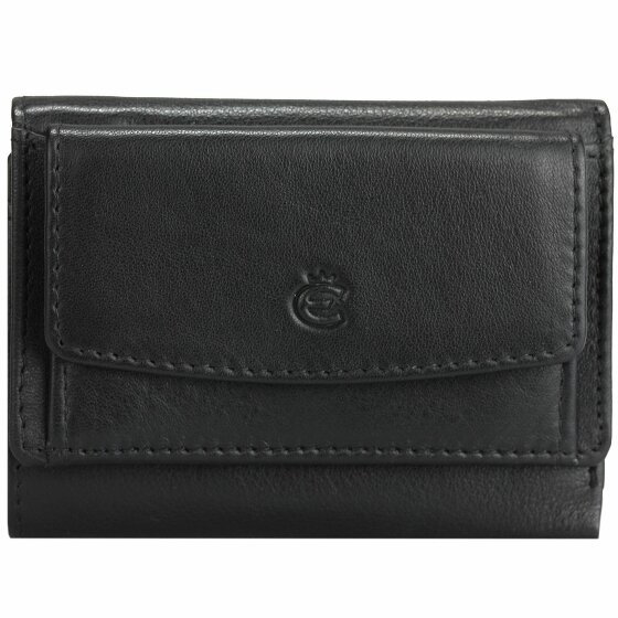 Esquire Eco Wallet Leather 10 cm black