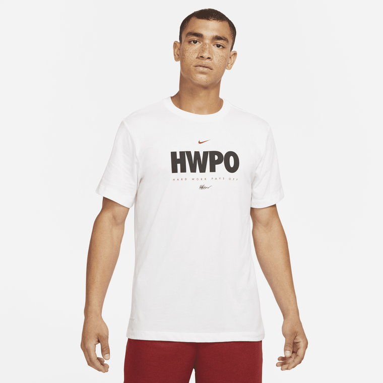 Męski T-shirt treningowy Nike Dri-FIT HWPO - Czerń
