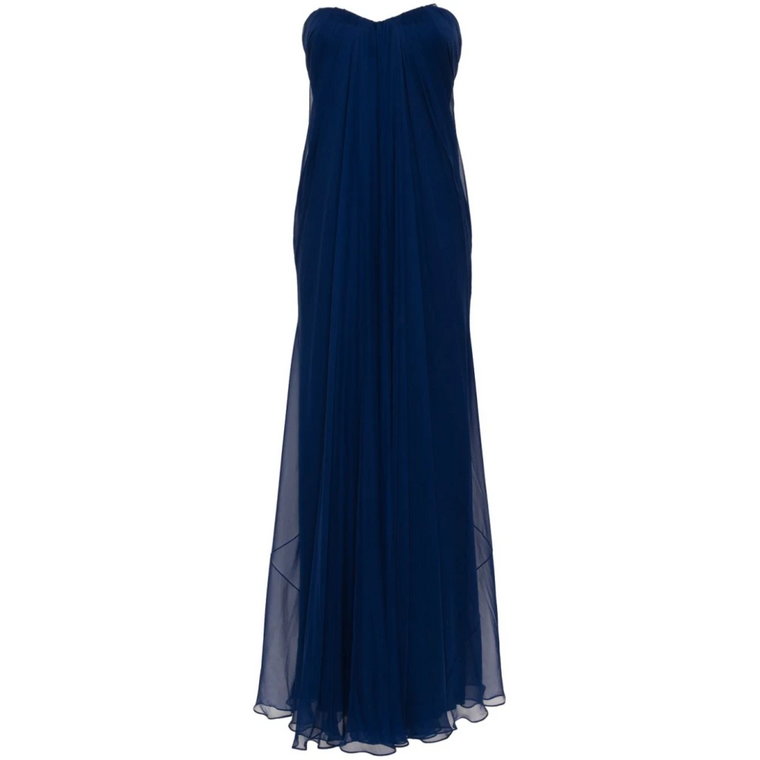 Niebieskie Sukienka z Obcasem , cm Alexander McQueen