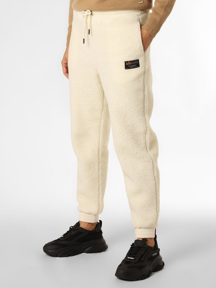 Alpha Industries - Damskie spodnie dresowe, biały