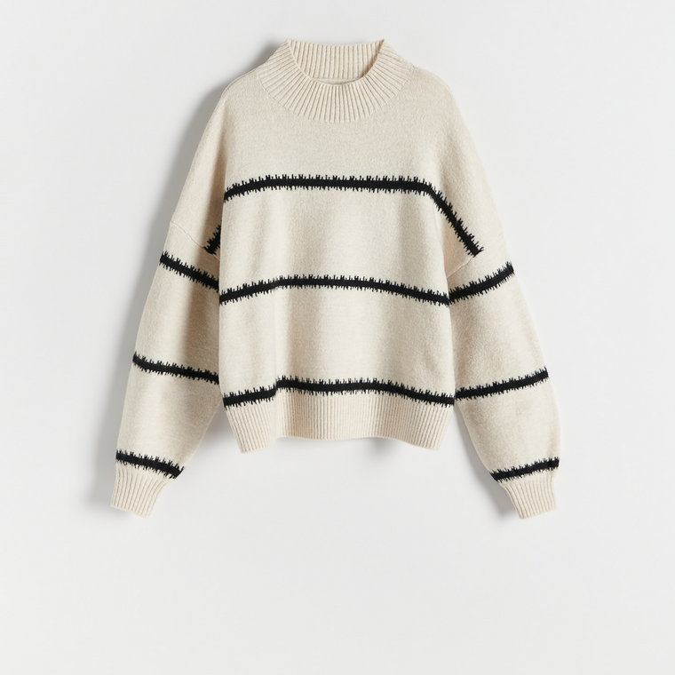 Reserved - Sweter w paski - wielobarwny