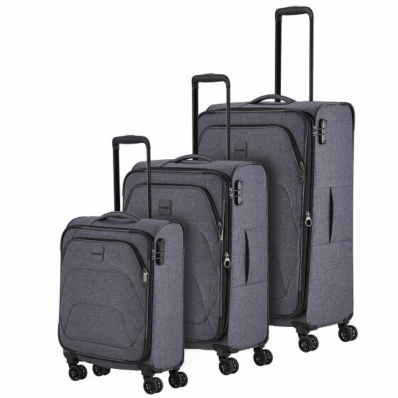 Travelite Adriia 4 kółka Zestaw walizek 3-części anthrazit