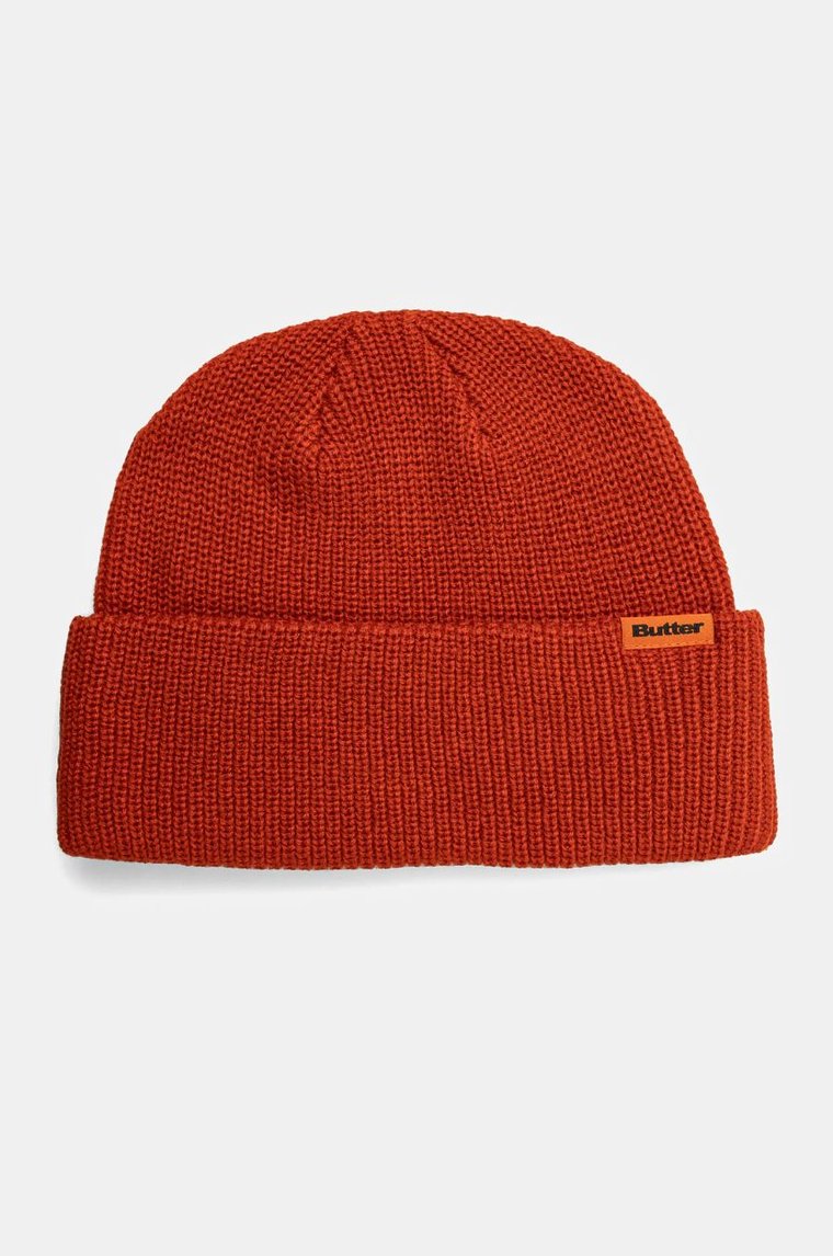 Butter Goods czapka Tall Wharfie Beanie kolor czerwony  BG243811