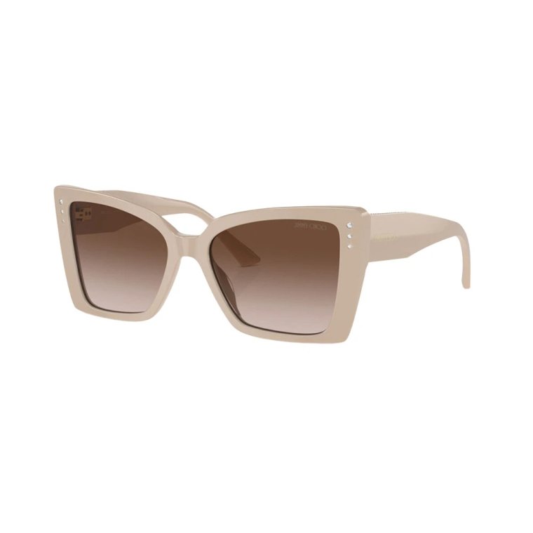 Beige/Brown Shaded Okulary przeciwsłoneczne Jimmy Choo