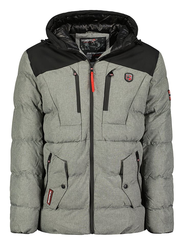 Geographical Norway Parka "Cashblend" w kolorze szarym