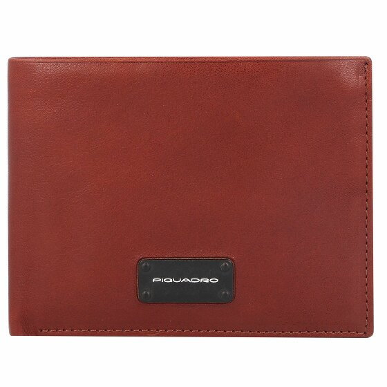 Piquadro Harper Wallet RFID Leather 14 cm tobacco