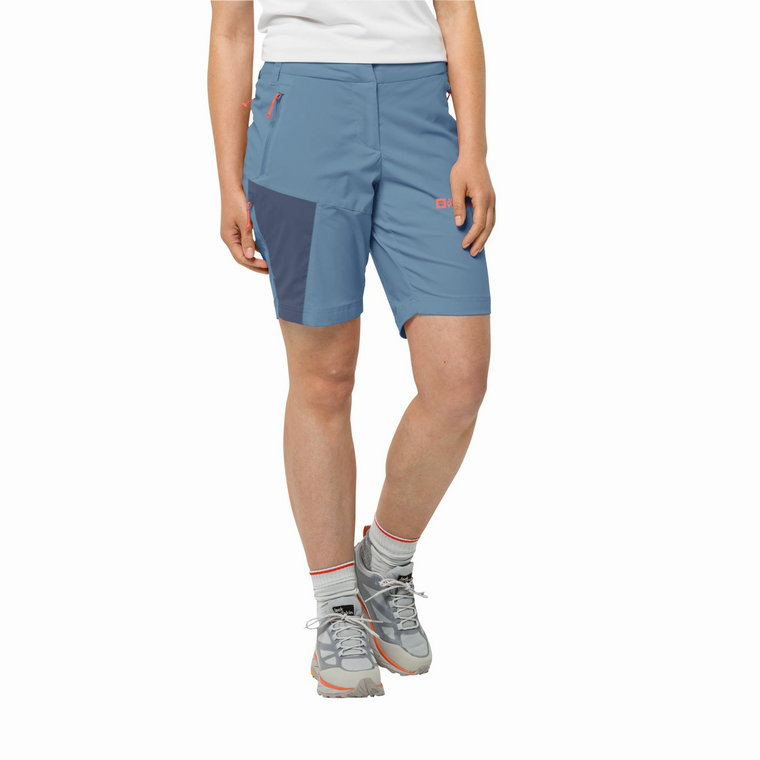 Krótskie spodenki damskie Jack Wolfskin GLASTAL SHORTS W elemental blue - 36