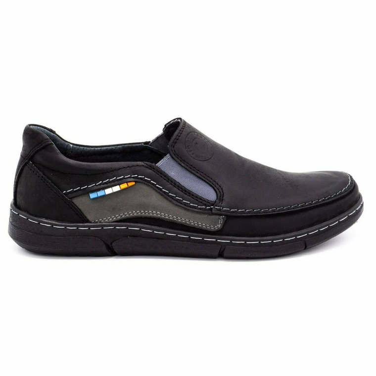 Olivier Buty męskie slip-on 283GT czarne