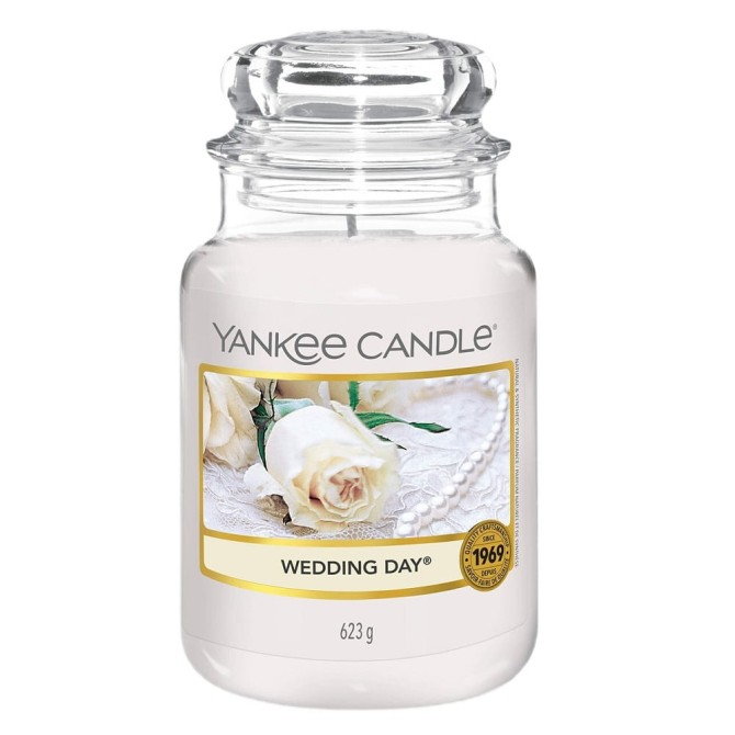 Yankee Candle Świeca zapachowa duży słój Wedding Day 623g