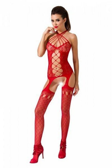 Passion BS056 red Bodystocking