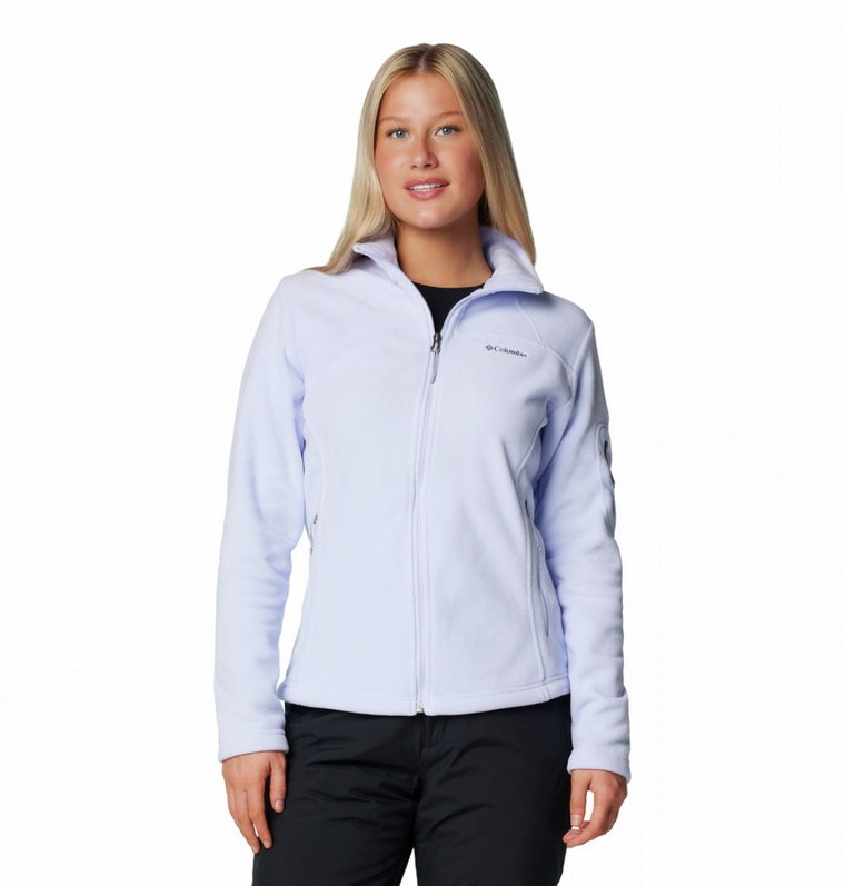 Damski polar rozpinany Columbia Fast Trek II Jacket - niebieski