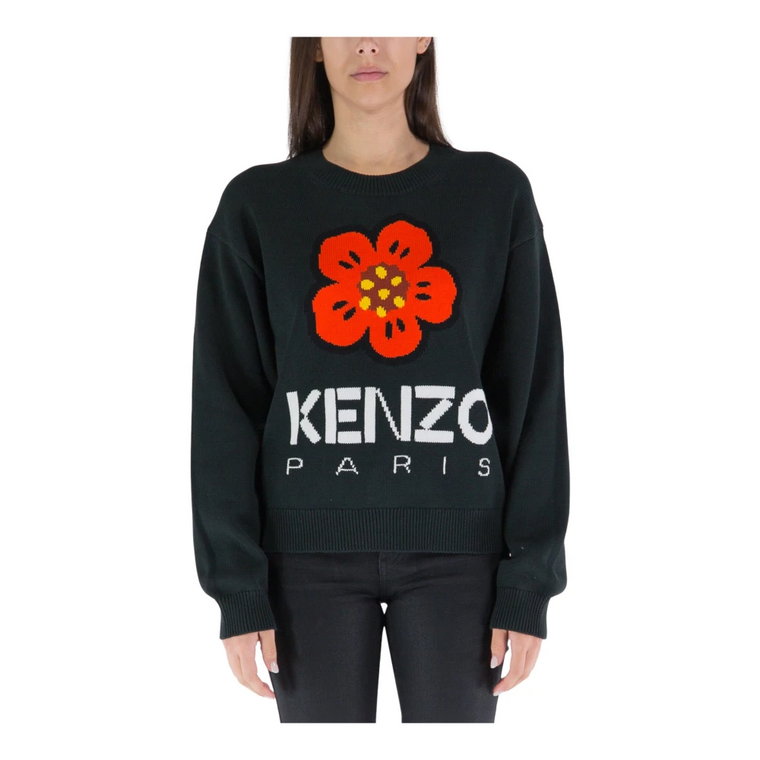 Sweter z Kwiatami Kenzo