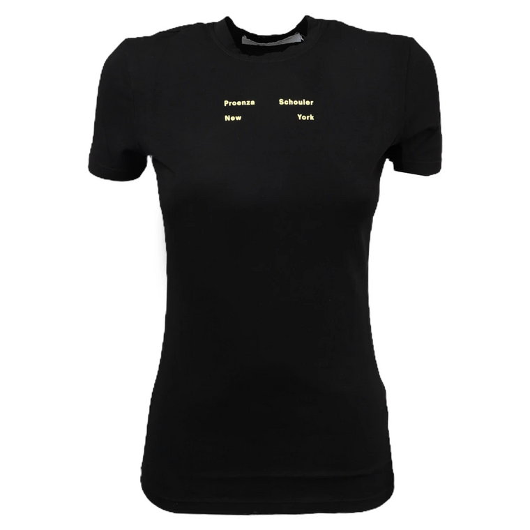 Bawełniany T-Shirt Art Wl2114226 Proenza Schouler