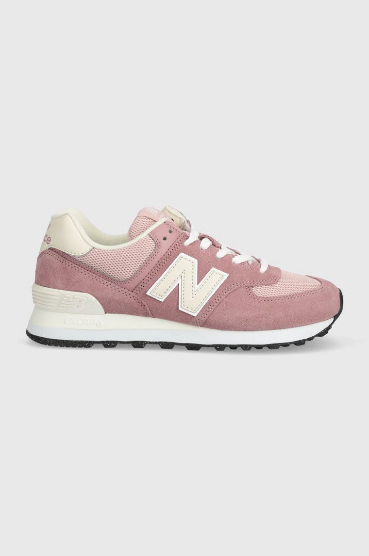 New Balance sneakersy 574 kolor różowy U574BWE