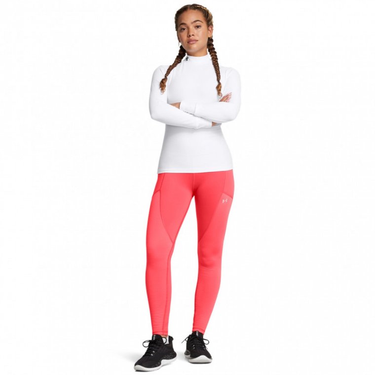 Damskie legginsy treningowe Under Armour UA Vanish Cold Weather Leggings - czerwone