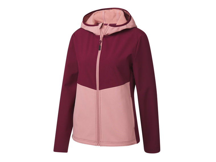 Rocktrail Bluza termiczna damska softshell, impregnowana (Czerwony, S (36/38))