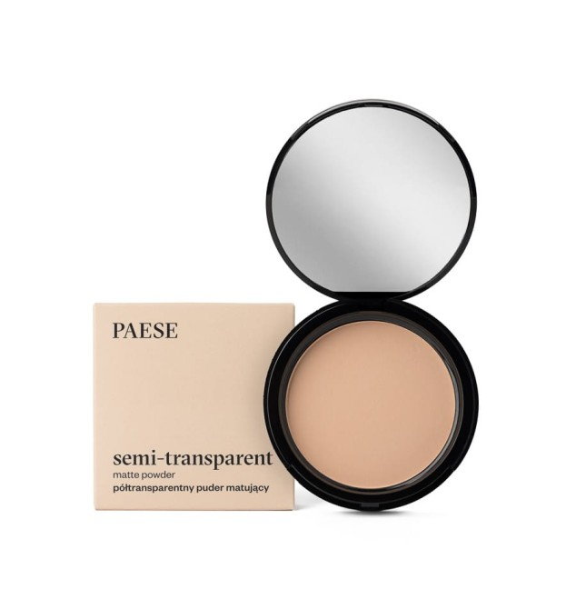 Paese Semi-Transparent Matte Powder półtransparentny puder matujący 5A Naturalny 9g